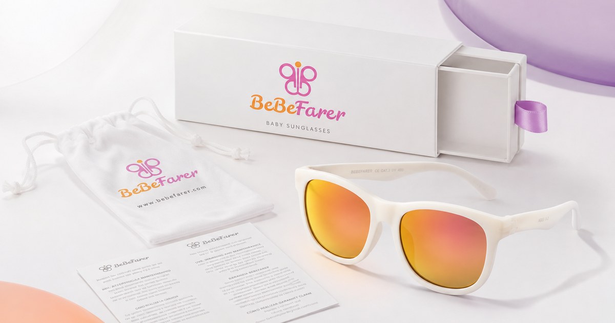 Gafas BeBeFarer con su caja, funda y folleto originales